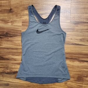 NWOT Nike Pro Dri-Fit Gray Razorback Tank Top Size Small